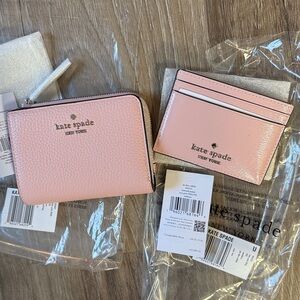 NWTs Kate Spade wallet and card case set
